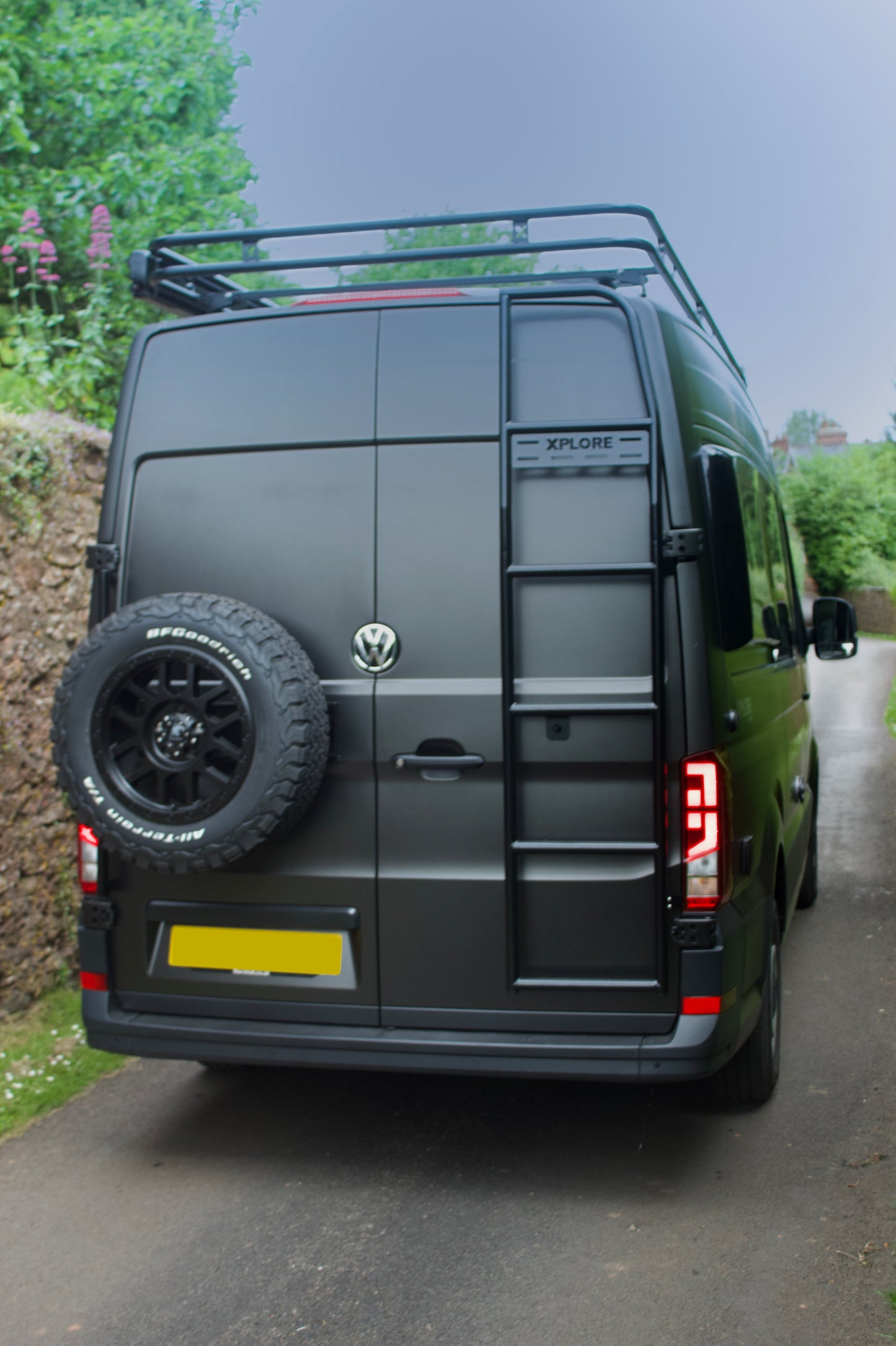 Xplore Campers - Safari Overland Roof Rack / Ladder / Wheel Carrier BUNDLE Mild Steel