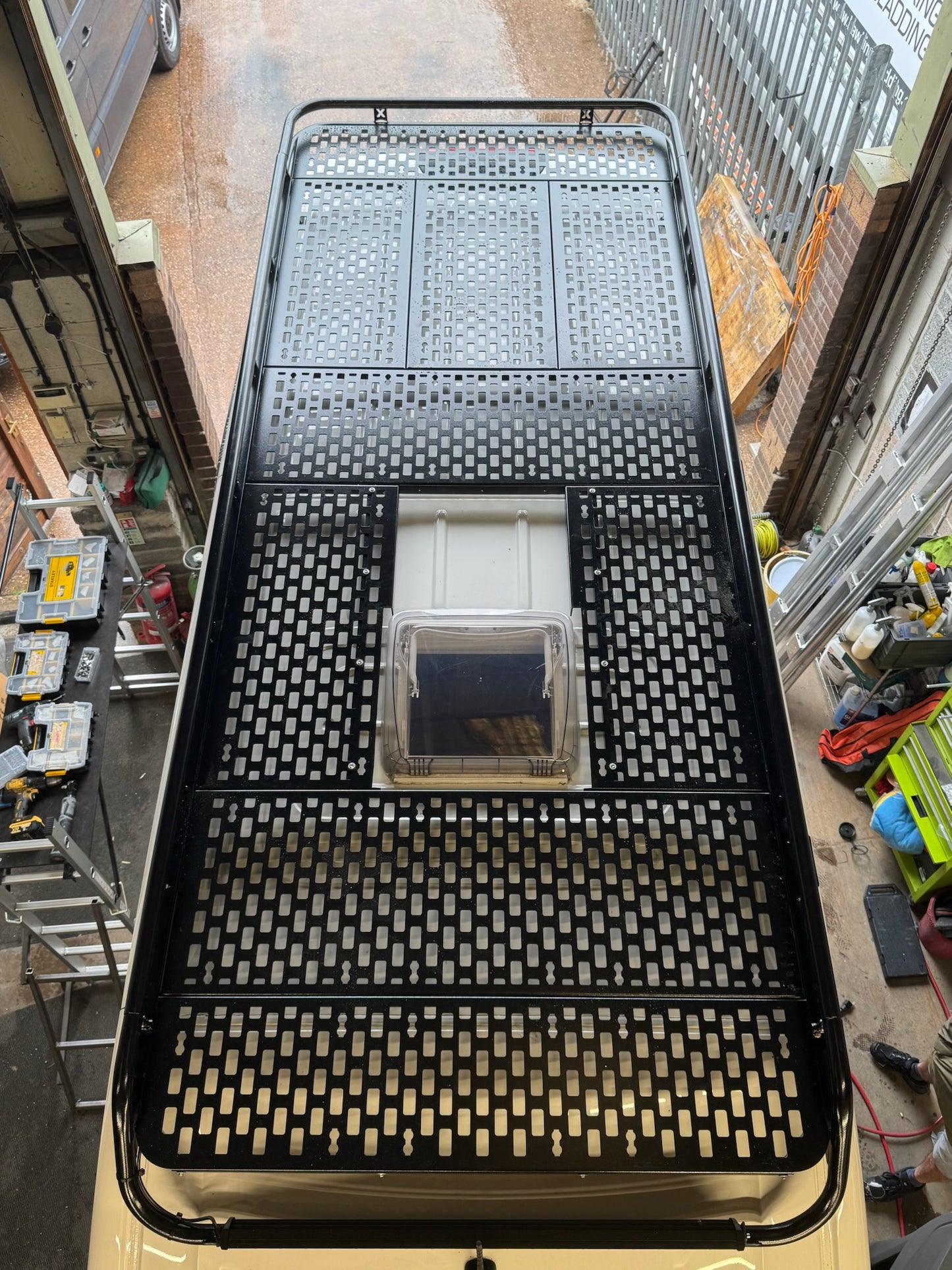 Xplore Campers - Safari Overland Roof Rack / Ladder / Wheel Carrier BUNDLE Mild Steel