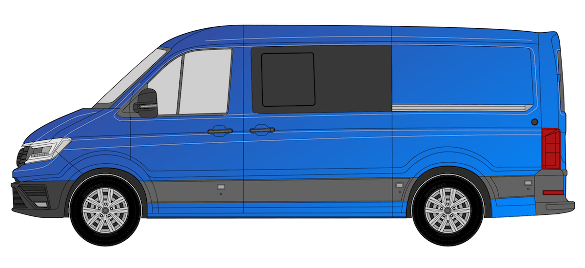 VW Crafter/ MAN TGE Side Window - Including installation