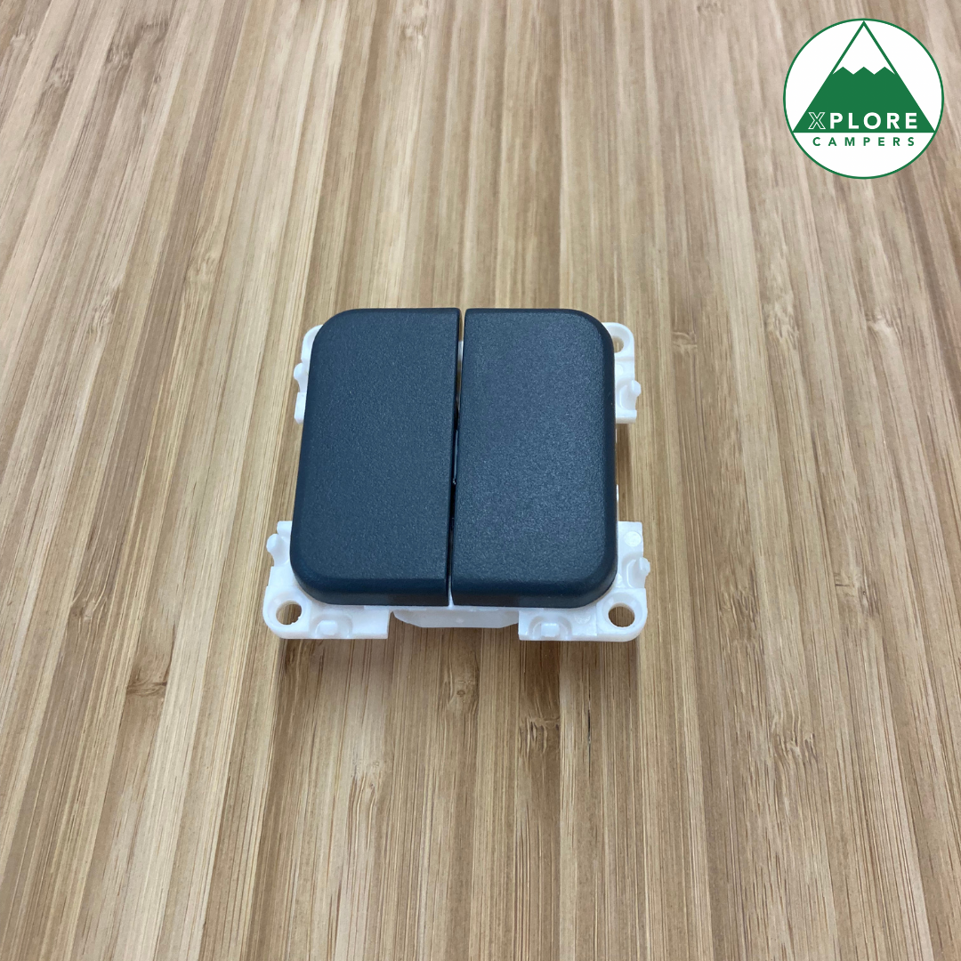 CBE Double Unipolar Switch Grey