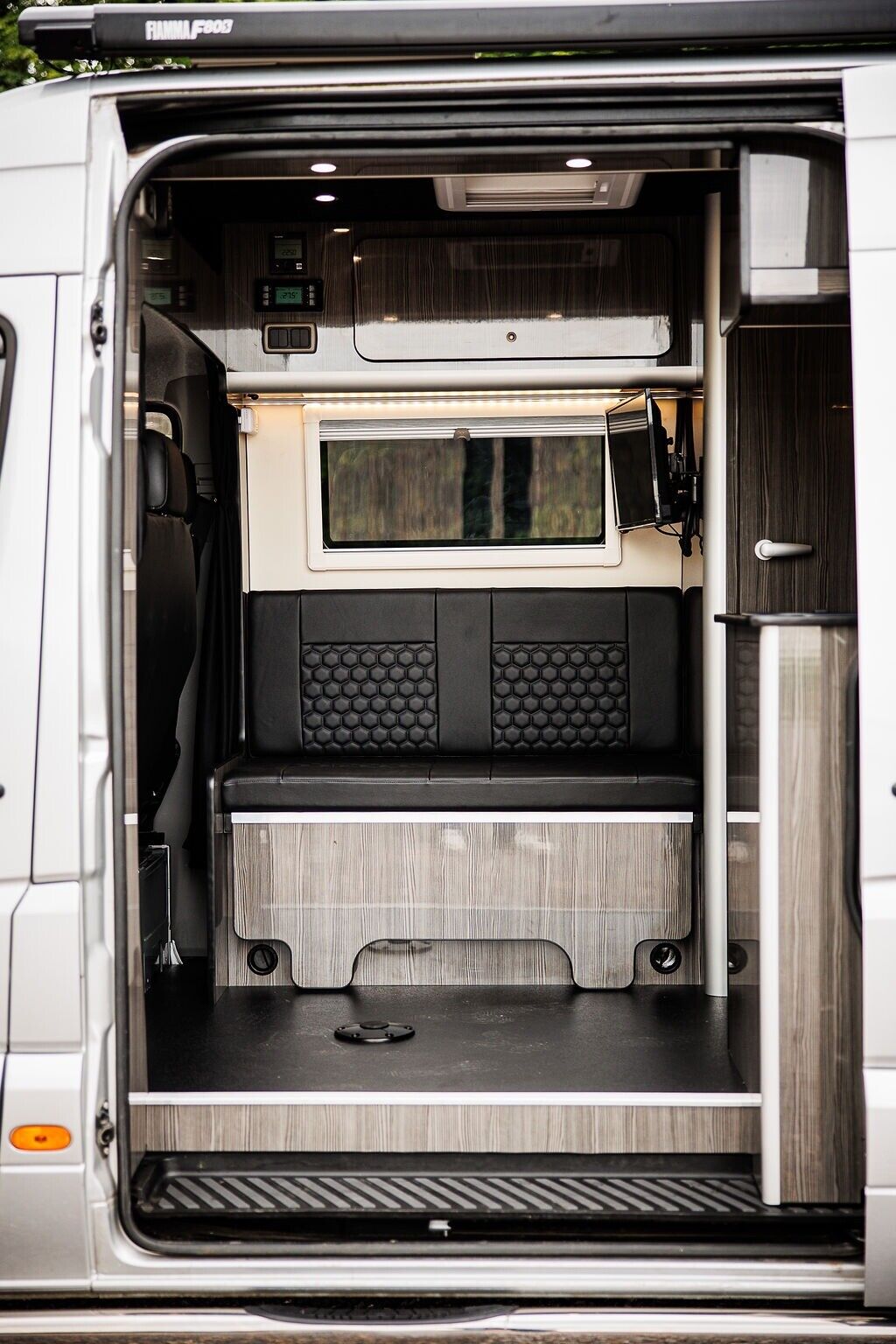 Xplore Campers Bench Seat Pull Out Bed Frame for Camper Van Conversion Mild Steel