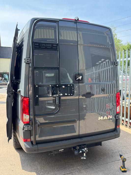Xplore Rear Wheel Carrier/Ladder Combo - Sprinter / VW Crafter / MAN TGE