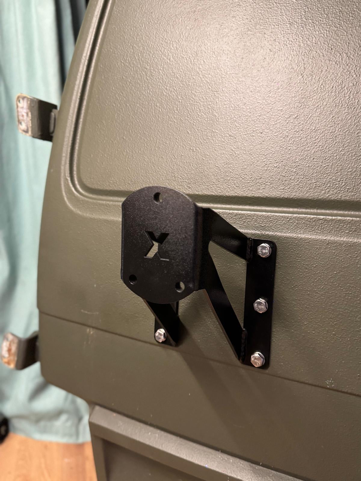 Xplore Campers Volkswagen T4 Rear Door Spare Wheel Carrier