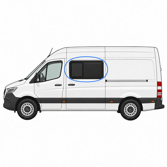 Mercedes Sprinter Side Window - Including installation