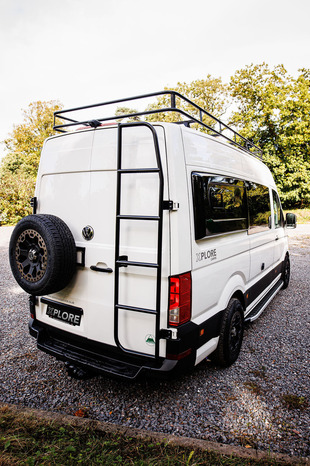 Xplore Campers Safari Overland Roof Rack / Ladder / Wheel Carrier BU Xplore Campers Store