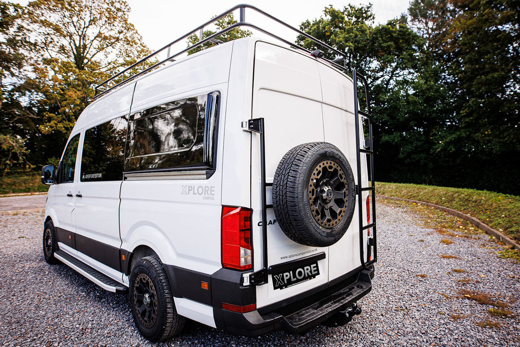 Xplore Campers Safari Overland Roof Rack / Ladder / Wheel Carrier BU Xplore Campers Store