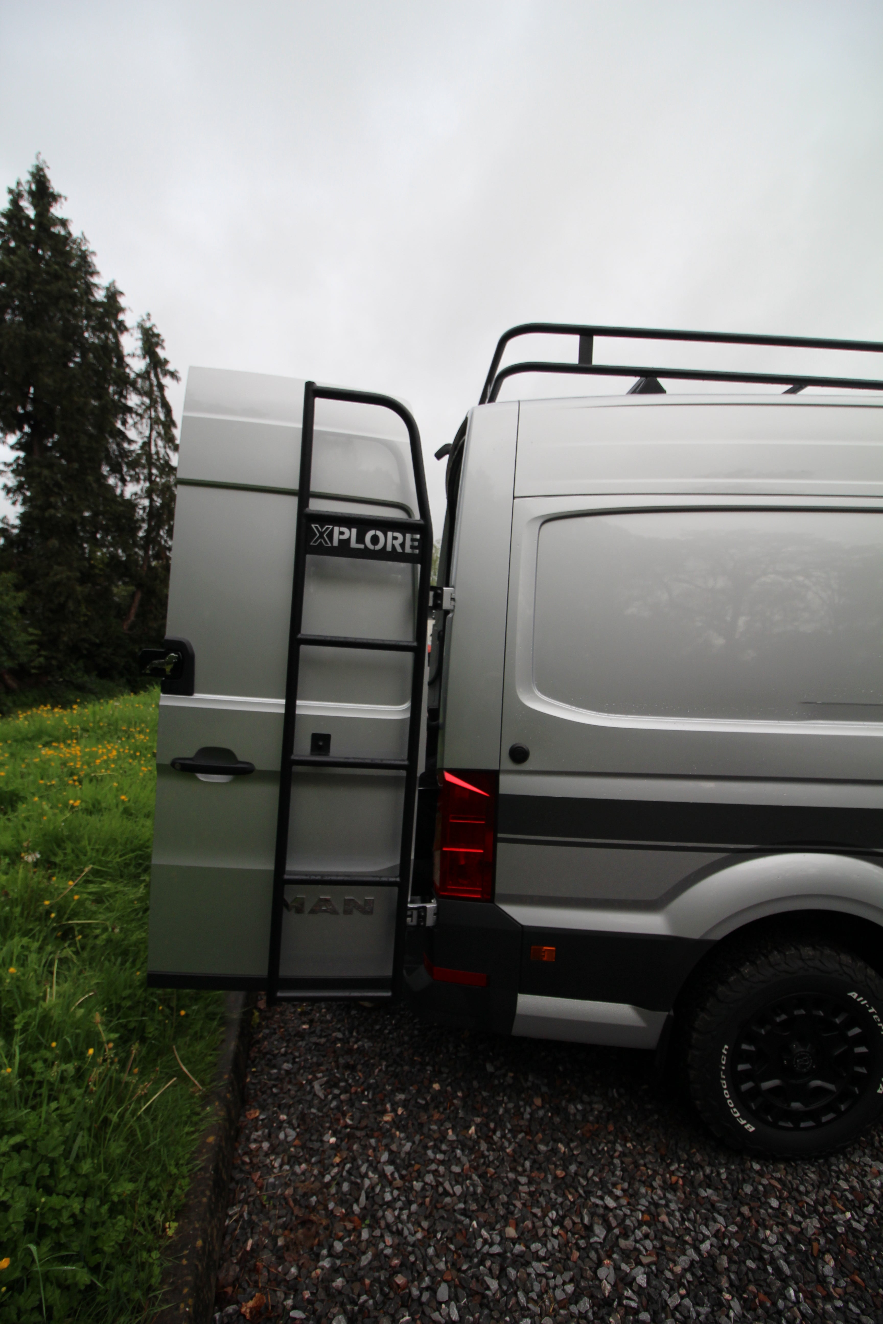 Xplore Campers Rear Door Ladder - Mercedes Sprinter / VW Crafter / MAN ...