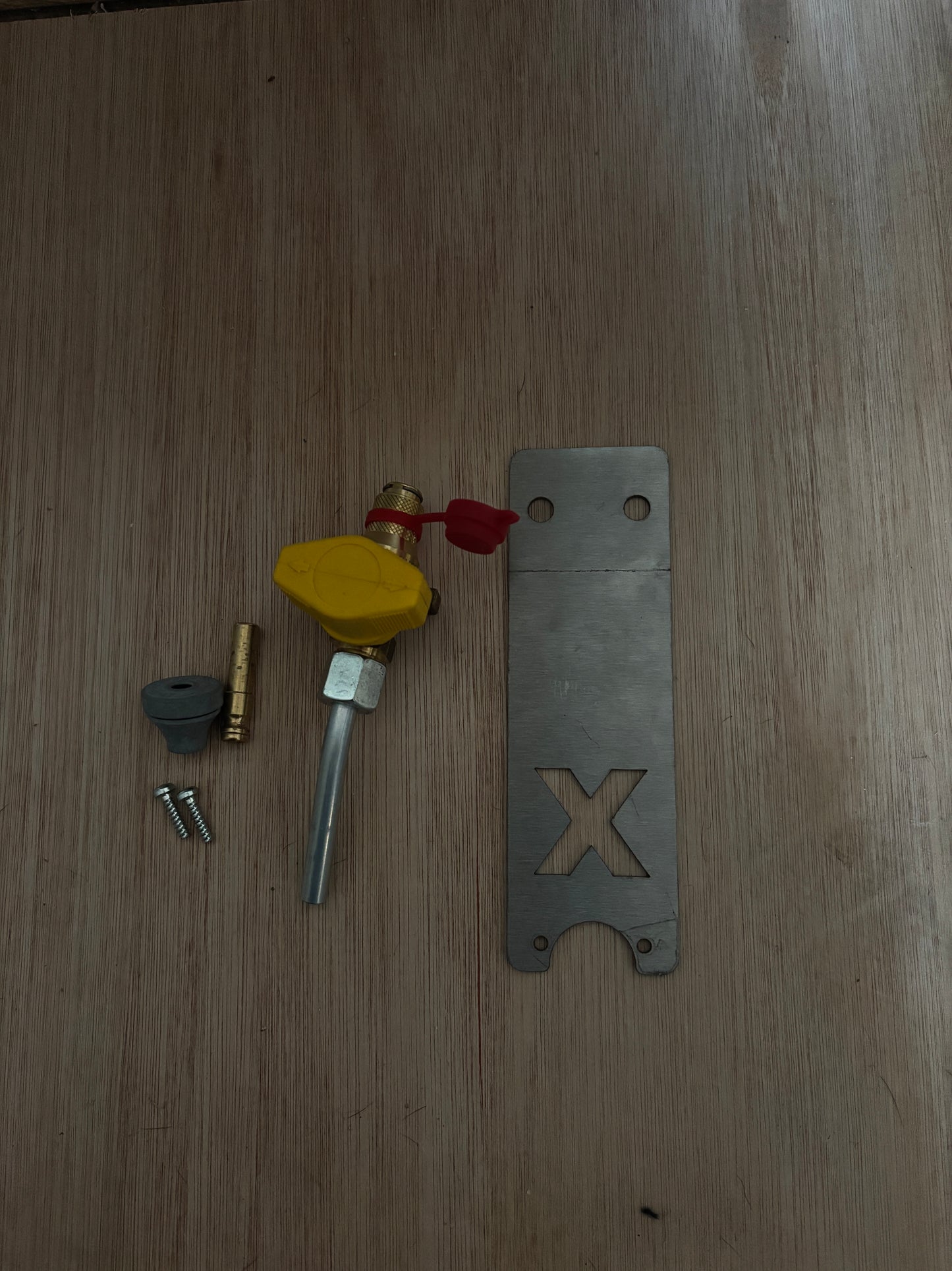 Sill mounted gas BBQ connectors