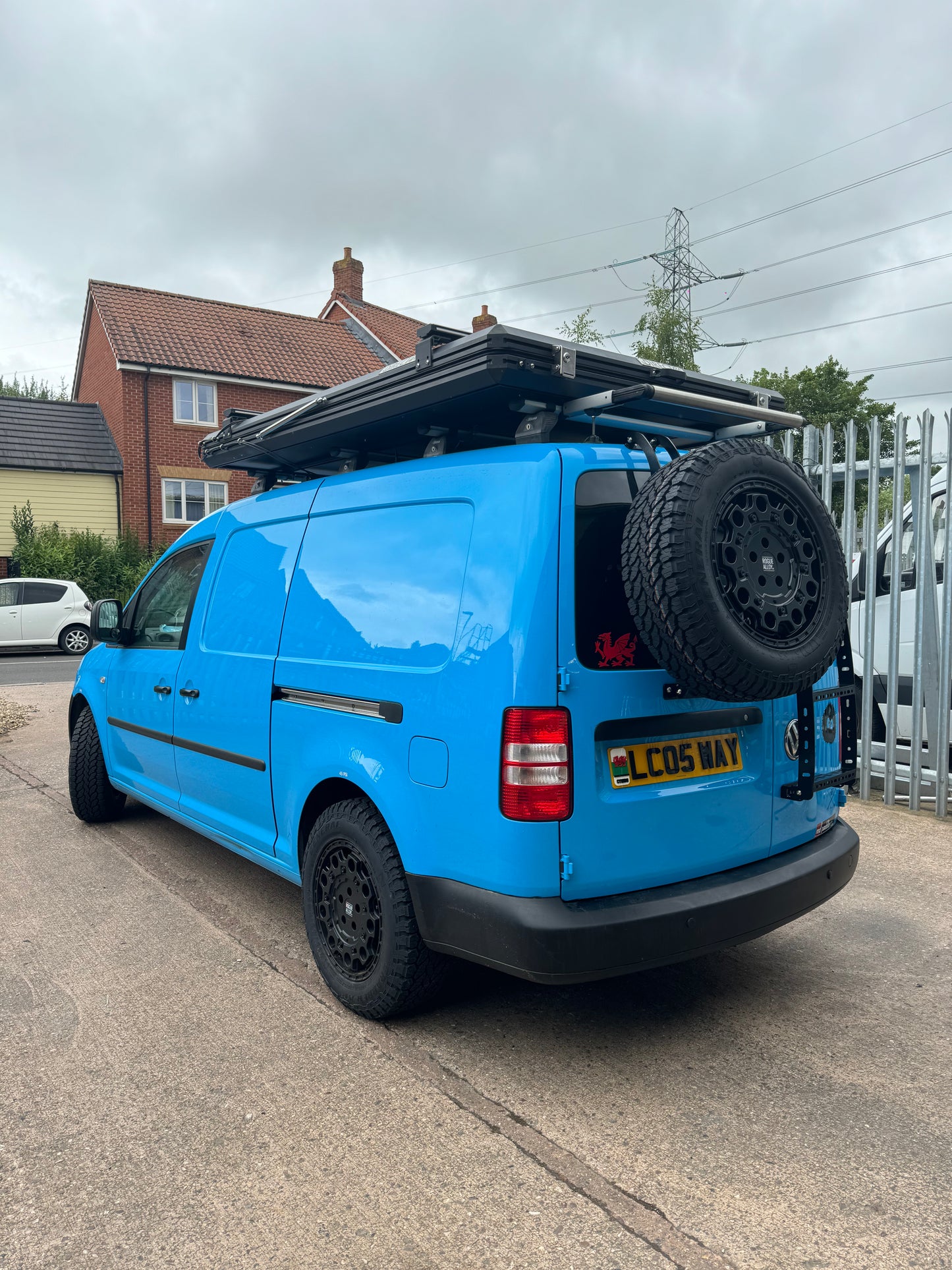 Volkswagen Caddy Spare Wheel Carrier Mild Steel