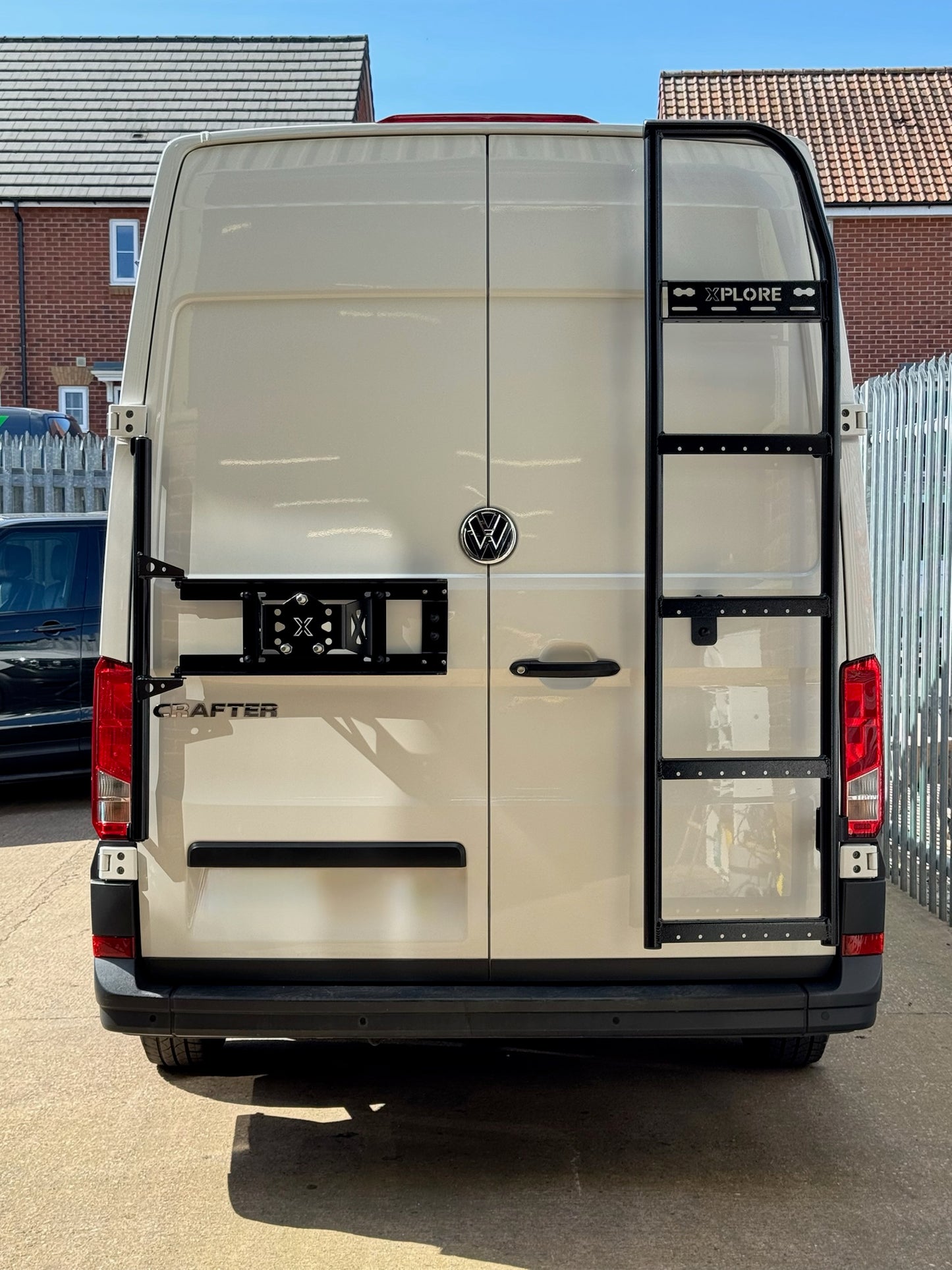 Xplore Rear Door Spare Wheel Carrier - Mercedes Sprinter / VW Volkswagen Crafter / MAN TGE