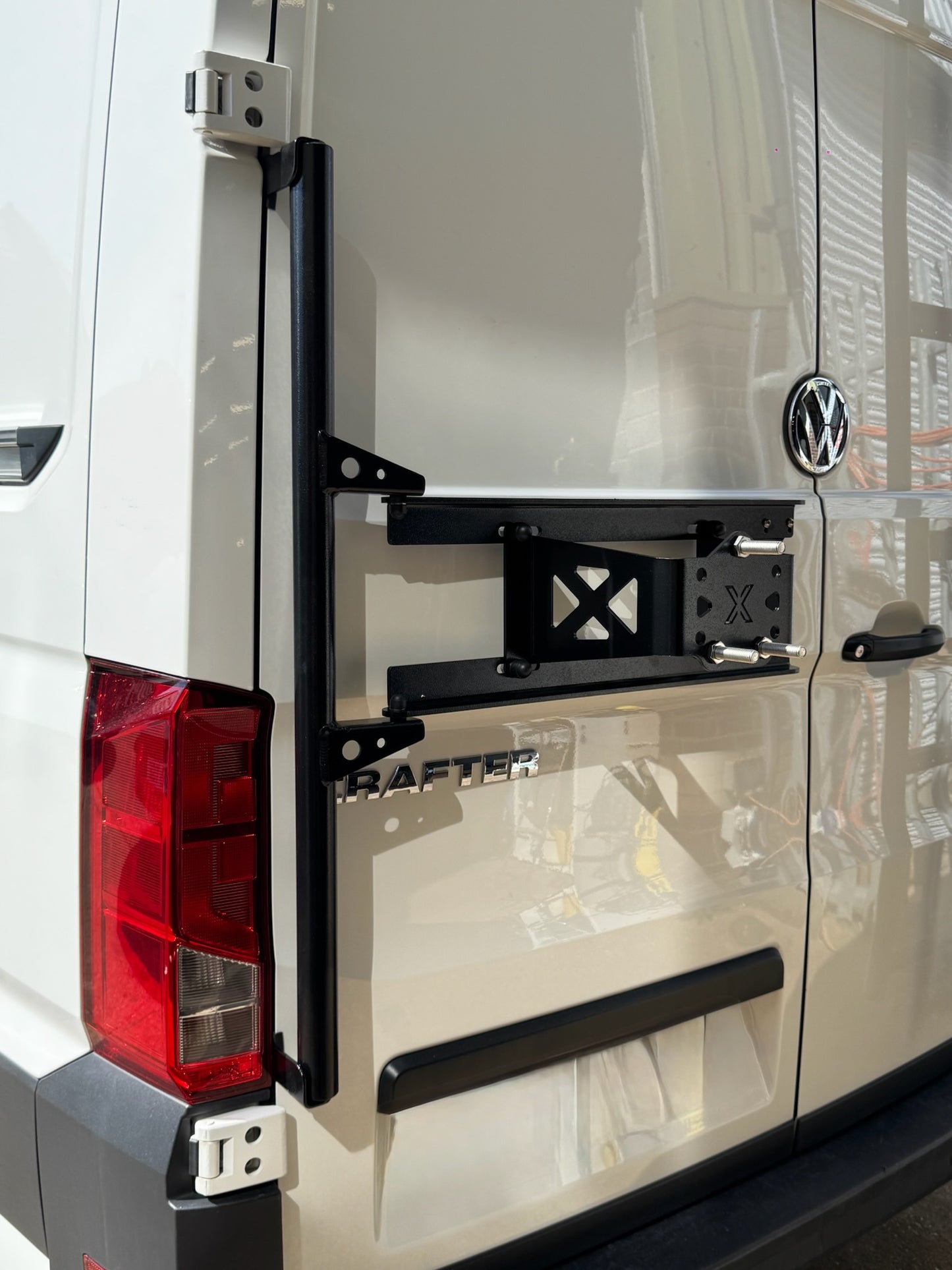 Xplore Rear Door Spare Wheel Carrier - Mercedes Sprinter / VW Volkswagen Crafter / MAN TGE