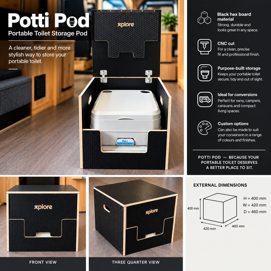 Xplore Potti Pod, toilet box